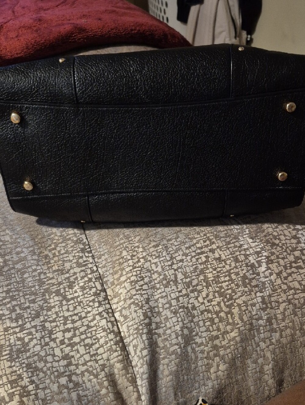 Coach Mercer Pebbled 30 Leather Satchel with Gold Hardware - Picture 10 of 11